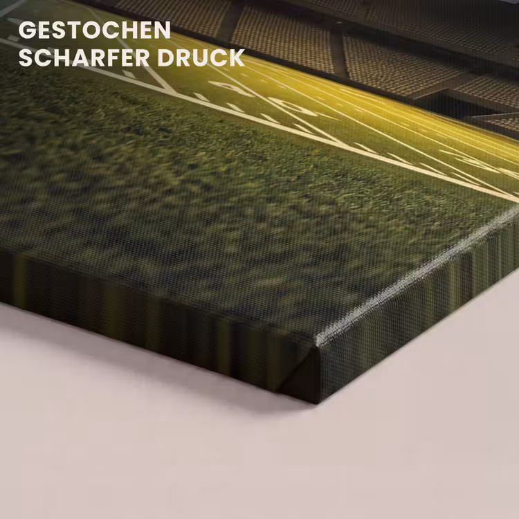 Voetbal - Stadion - Nacht - Modern canvas 2cm klein -closeup_print_DE
