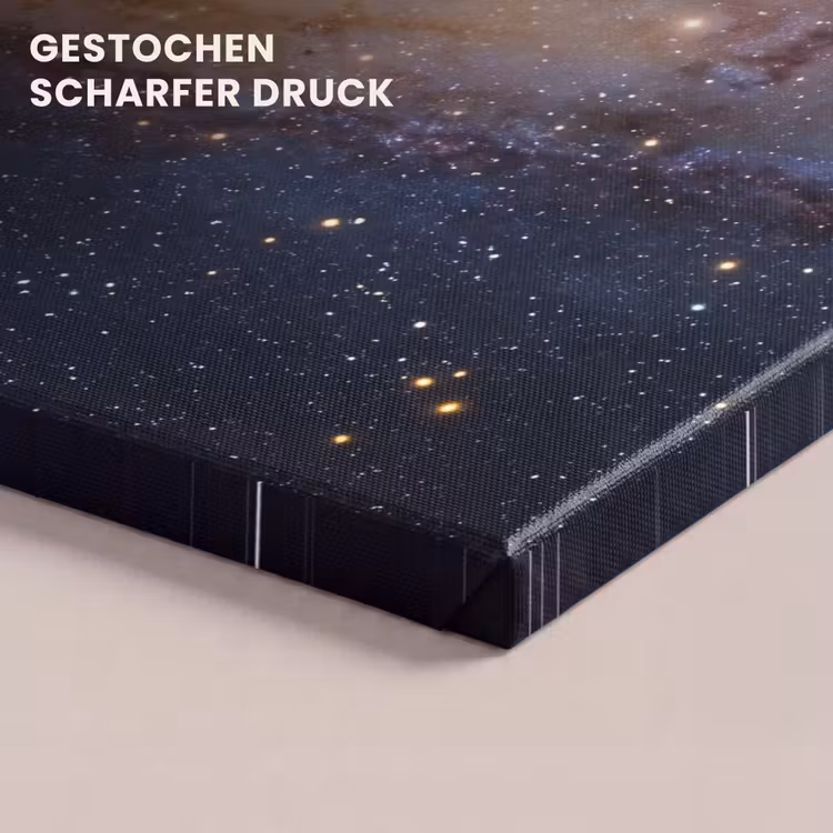 Leinwandbild - Galaxie – Weltraum – Kosmos - Sterrenstelsel - Ruimte - Kosmos canvas 2cm klein