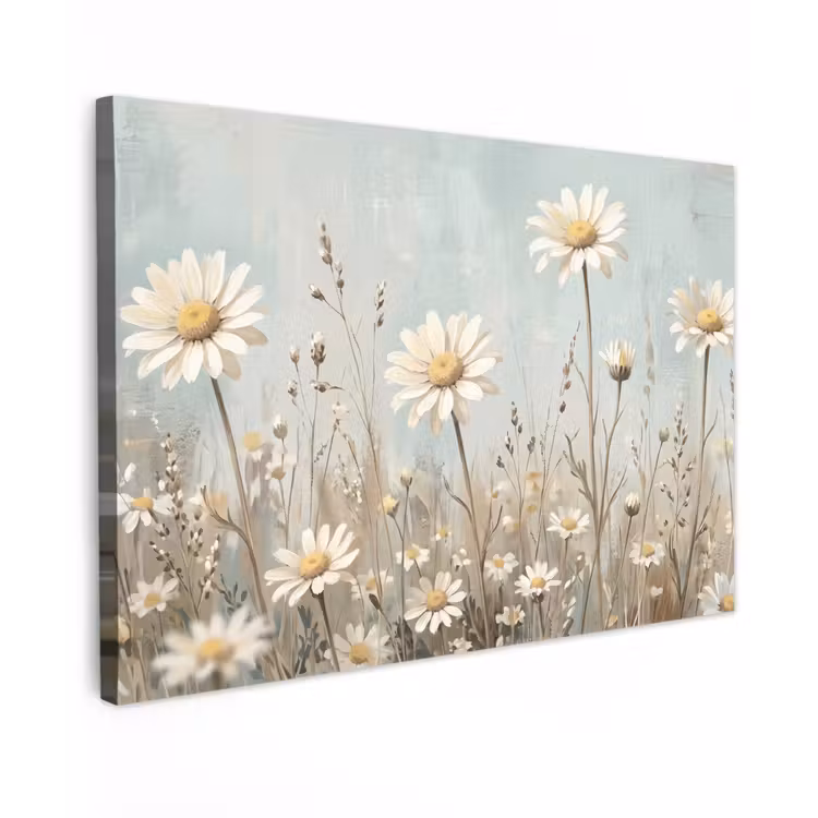 Madelief - Illustratie - Wit canvas 2cm klein -z3d