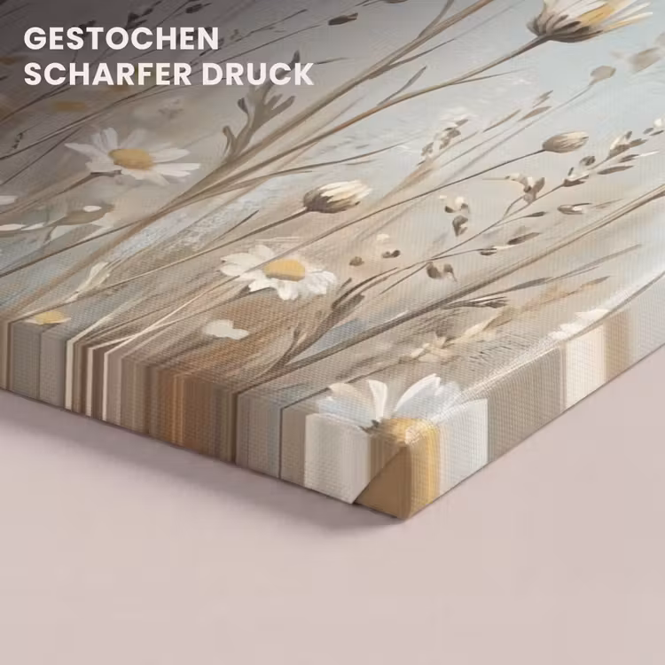 Madelief - Illustratie - Wit canvas 2cm klein -uniquesellingpoint_afwerking-onlywow_DE
