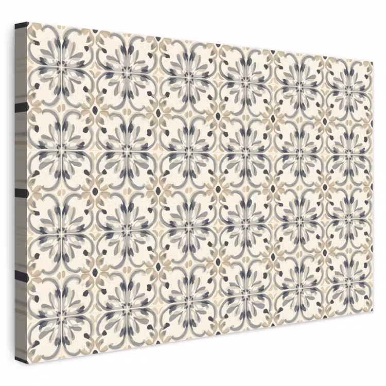Floraal - Patroon - Kleurrijk canvas 2cm klein 34 -3d
