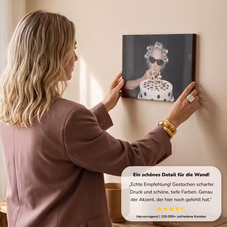 Verjaardag - Krulspeld - Oma canvas 2cm klein -sfeer3