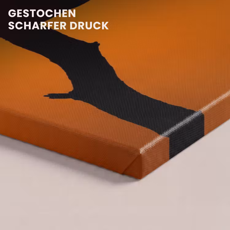 Gier - Tak - Zon - Oranje canvas 2cm klein -uniquesellingpoint_afwerking-onlywow_DE
