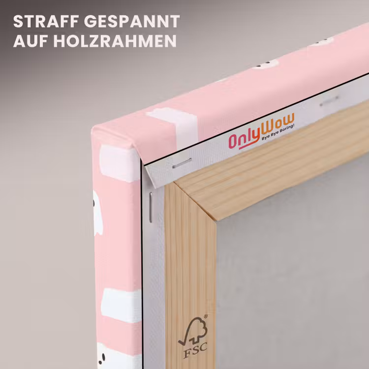 Spookjes - Patroon - Roze canvas 2cm klein 34 -uniquesellingpoint_afwerking-onlywow_DE
