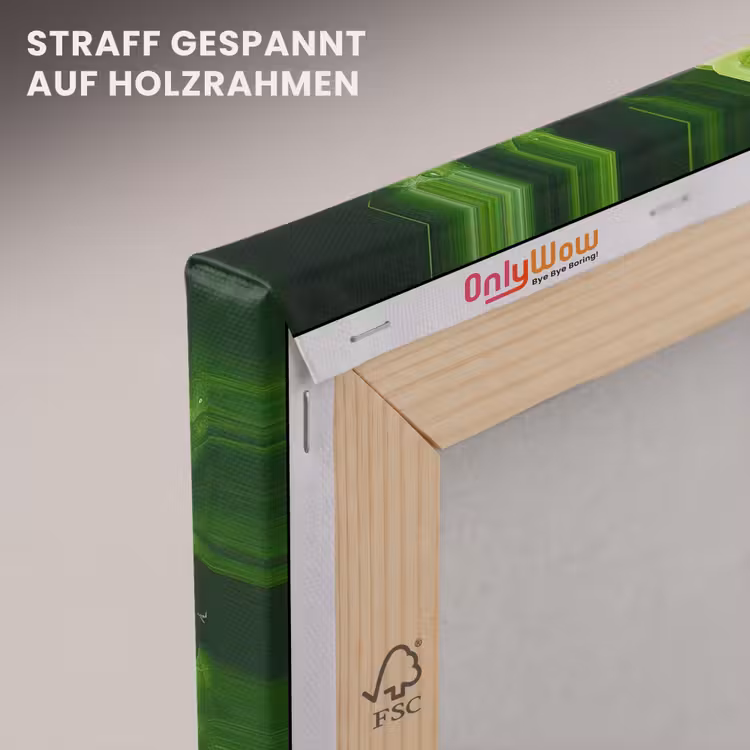 Groente - Sla - Groen canvas 2cm klein -uniquesellingpoint_afwerking-onlywow_DE