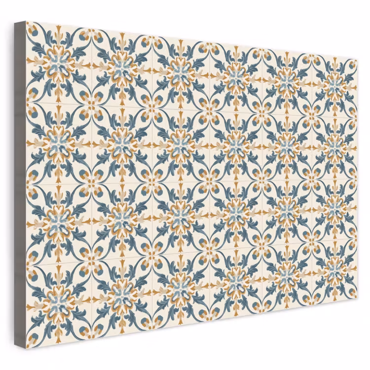 Patroon - Klassiek - Kleurrijk canvas 2cm klein 34 -3d