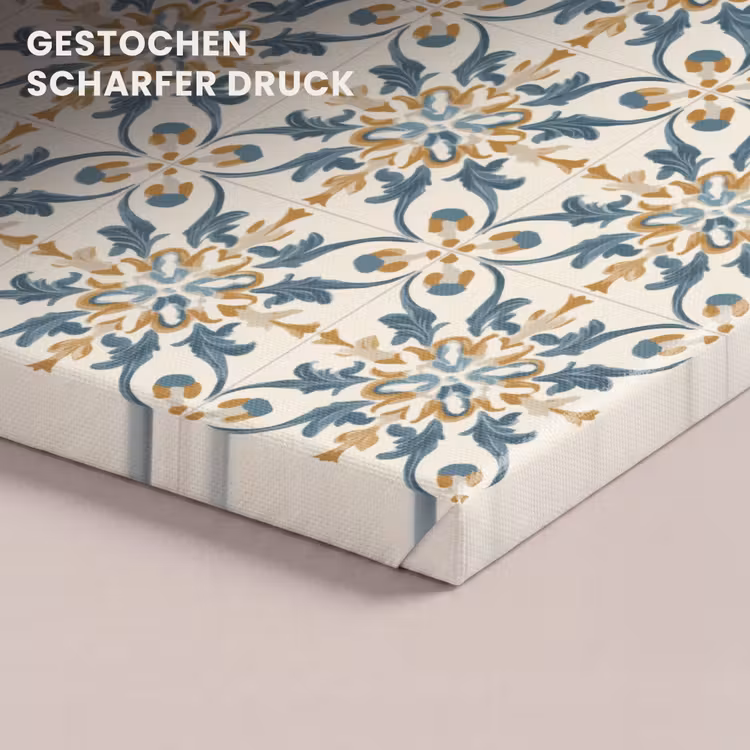 Patroon - Klassiek - Kleurrijk canvas 2cm klein 34 -closeup_print_DE