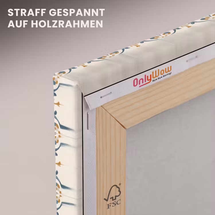 Patroon - Klassiek - Kleurrijk canvas 2cm klein 34 -uniquesellingpoint_afwerking-onlywow_DE
