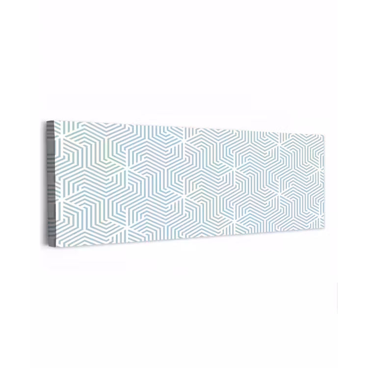 Geometrie - Lijn - Groen - Patroon canvas 2cm klein 828 -z3d