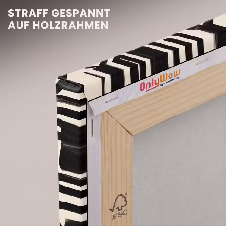 Geometrisch - Figuren - Zwart canvas 2cm klein 34 -uniquesellingpoint_afwerking-onlywow_DE