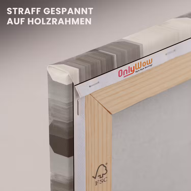 Geometrisch - Motief - Aardetinten canvas 2cm klein 34 -uniquesellingpoint_afwerking-onlywow_DE