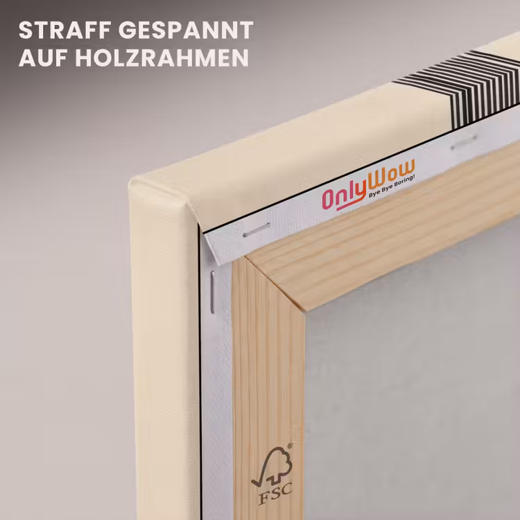Geometrische bogen - Minimalistisch - Symmetrisch canvas 2cm klein -uniquesellingpoint_afwerking-onlywow_DE