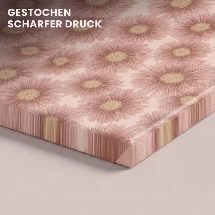 Gerbera - Bloemen - Roze canvas 2cm klein 34 -closeup_print_DE