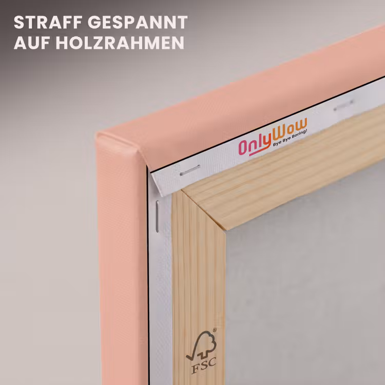 Presentje voor Moederdag super mama lichtroze/wit canvas 2cm klein -uniquesellingpoint_afwerking-onlywow_DE
