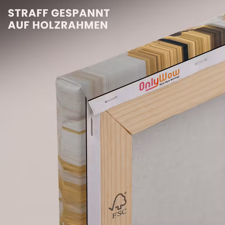 Sierlijk - Vrouw - Goud - Ogen canvas 2cm klein -uniquesellingpoint_afwerking-onlywow_DE