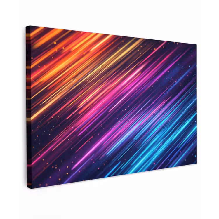 Snelheid - Kosmos - Kleurrijk canvas 2cm klein -z3d