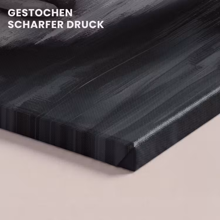 Gezicht - Vrouw - Penseelstreken - Abstract canvas 2cm klein -closeup_print_DE