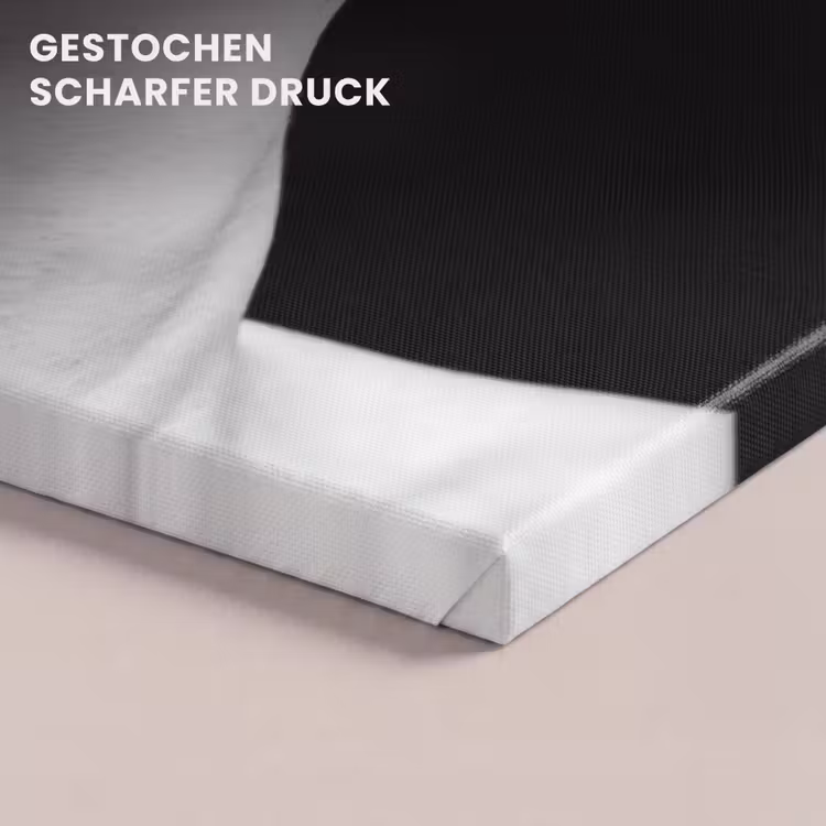 Gezicht - Schaduw - Bladeren - Zwart - Wit - Intiem canvas 2cm klein -closeup_print_DE