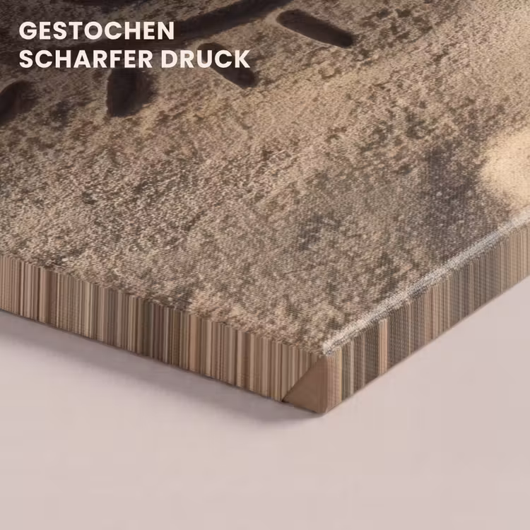 Gezichtje - Zon - Zand - Getekend canvas 2cm klein -uniquesellingpoint_afwerking-onlywow_DE