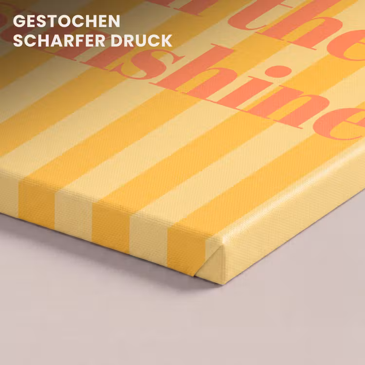 Gestreept - Geel - Sunshine - Letters canvas 2cm klein -closeup_print_DE