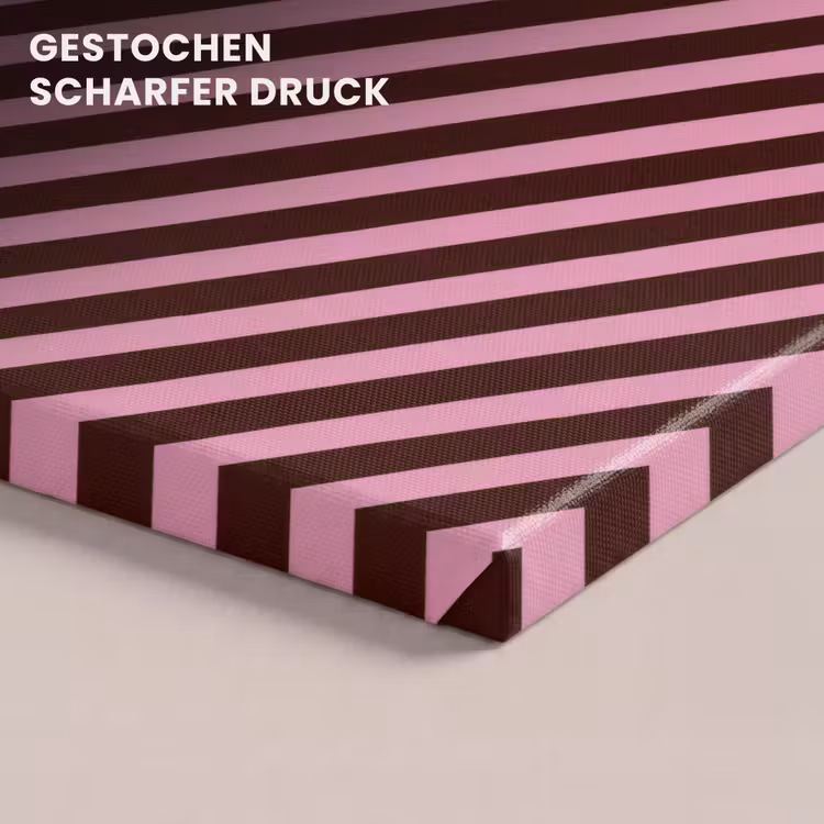 Strepen - Roze - Bruin canvas 2cm klein 34 -closeup_print_DE