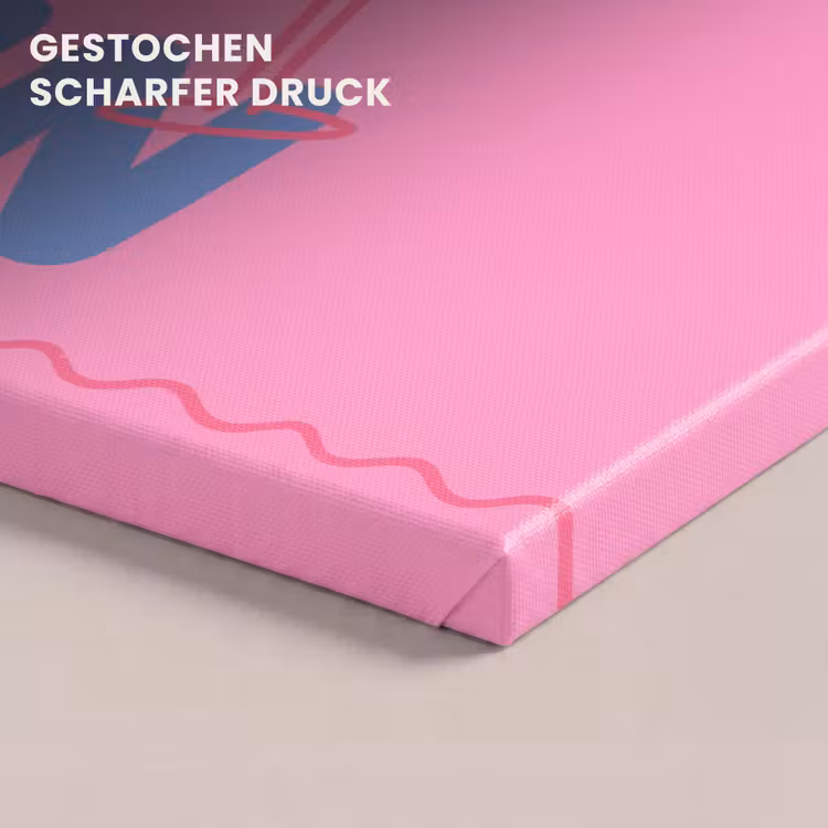 Drank - Glazen - Proost - Modern - Roze canvas 2cm klein -closeup_print_DE