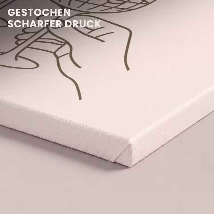 Drankjes - Feest - Proosten - Minimalistisch - Groen canvas 2cm klein -closeup_print_DE