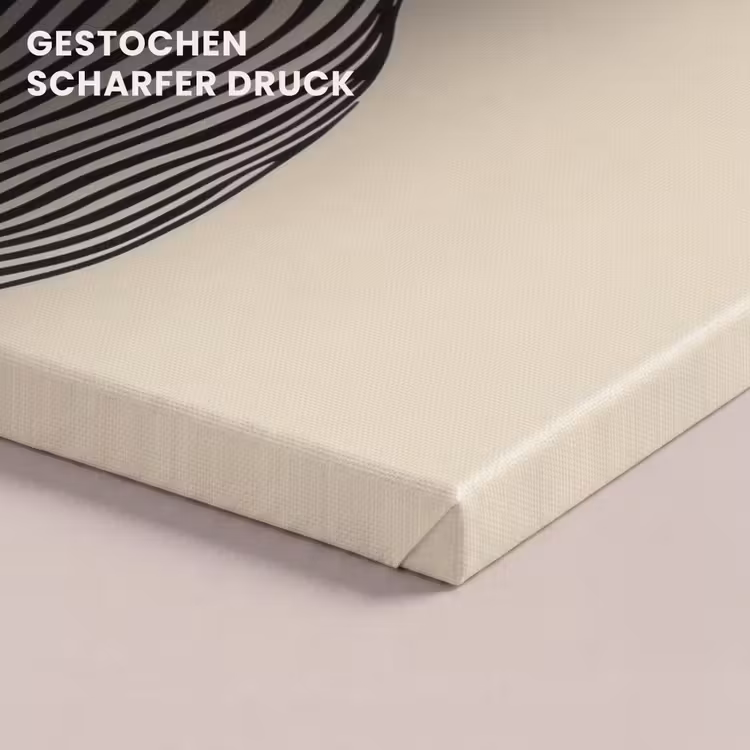 Golvend - Lijnen - Abstract - Silhouet canvas 2cm klein -uniquesellingpoint_afwerking-onlywow_DE