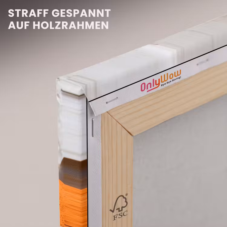 Leinwandbild - Gewürze – Gläser – Orientalisch - Kruiden - Potten - Oosters canvas 2cm klein