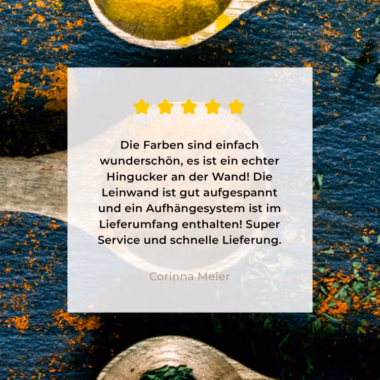 Specerijen - Lepel - Kruiden - Bruin - Geel - Groen canvas 2cm klein -sfeer3