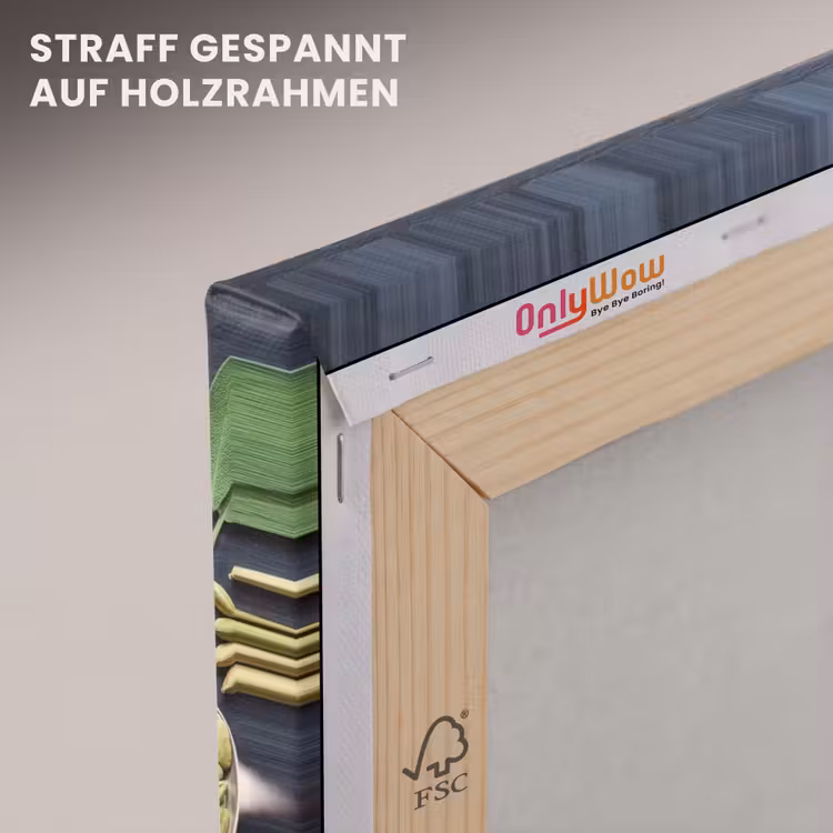 Kruiden - Lepels - Culinair - Kleurrijk - Sfeervol canvas 2cm klein -uniquesellingpoint_afwerking-onlywow_DE