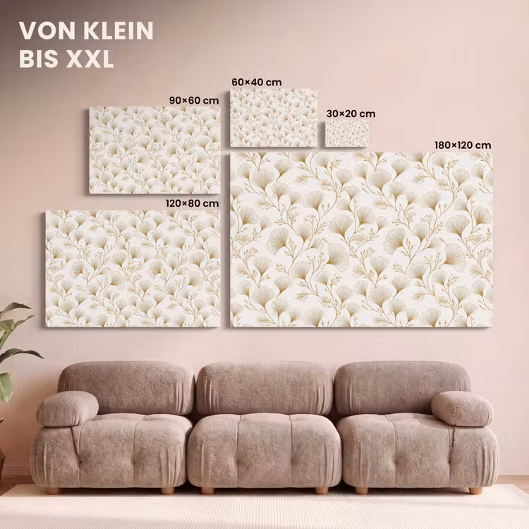 Ginkgo - Takken - Goud canvas 2cm klein 34 -Xsfeer8_DE
