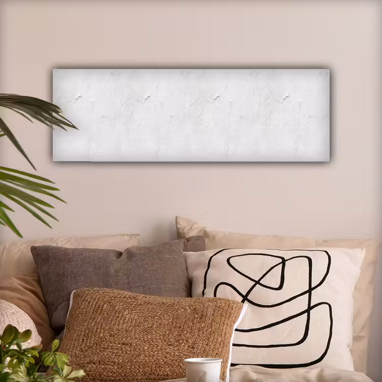 Pleisterlaag - Verf - Wit - Beschadigd canvas 2cm klein 828 -sfeer1