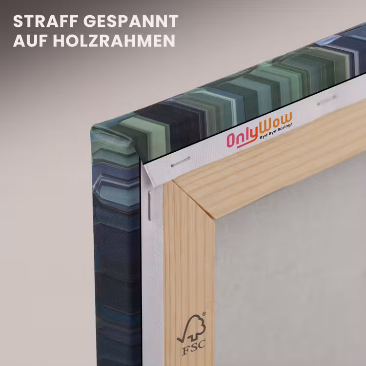 Glasstukjes - Leliebladeren - Vis - Oranje canvas 2cm klein -uniquesellingpoint_afwerking-onlywow_DE