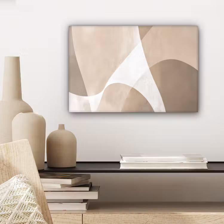 Vloeiende vlakken - Harmonieus - Golvend canvas 2cm klein -closeup_print_DE