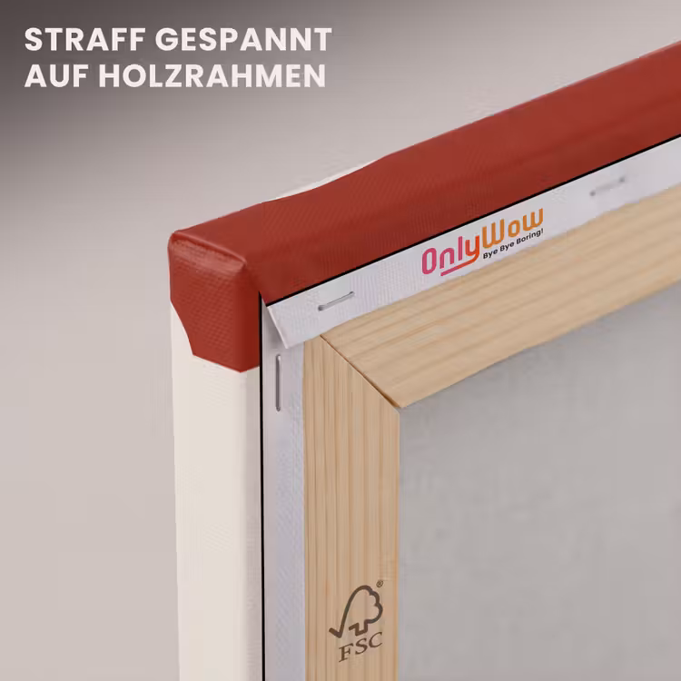 Lucky - Hart - Rood canvas 2cm klein -uniquesellingpoint_afwerking-onlywow_DE