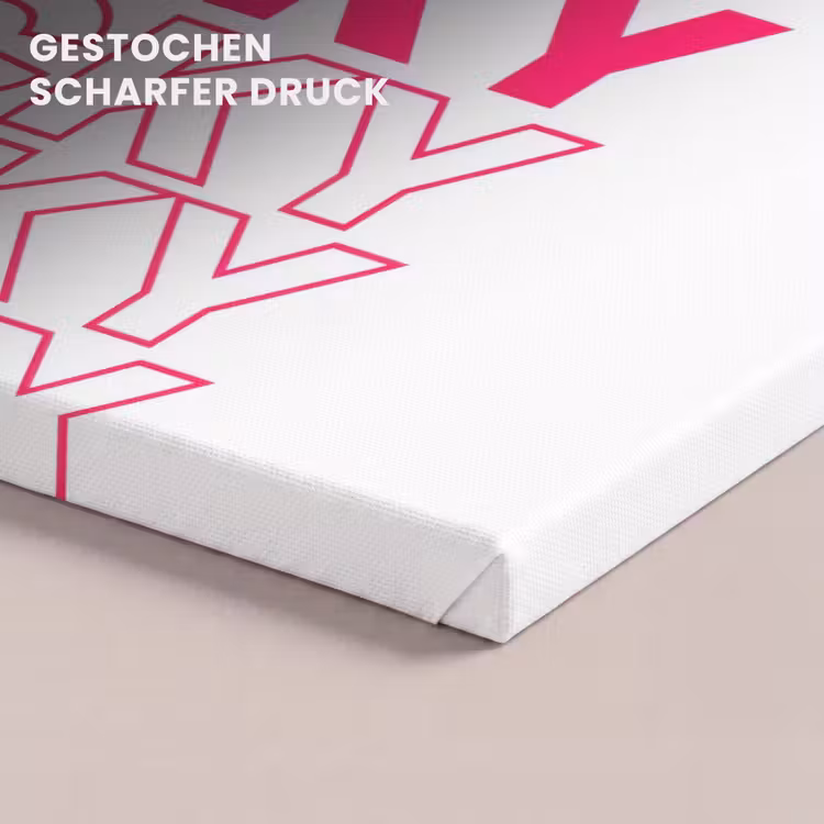 Lucky - Roze - Patroon canvas 2cm klein -closeup_print_DE