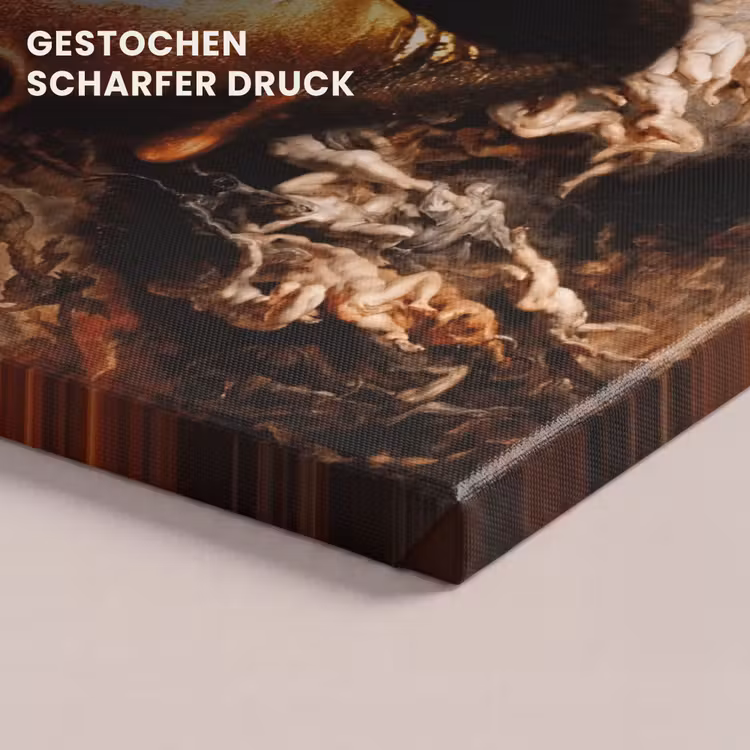 Goud - Lippen - Kunst canvas 2cm klein -closeup_print_DE