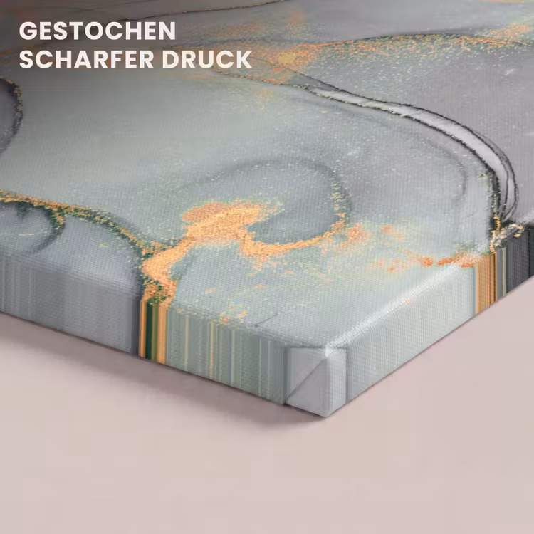 Goud - Marmer - Groen - luxe - Glitter - Marmerlook canvas 2cm klein -closeup_print_DE