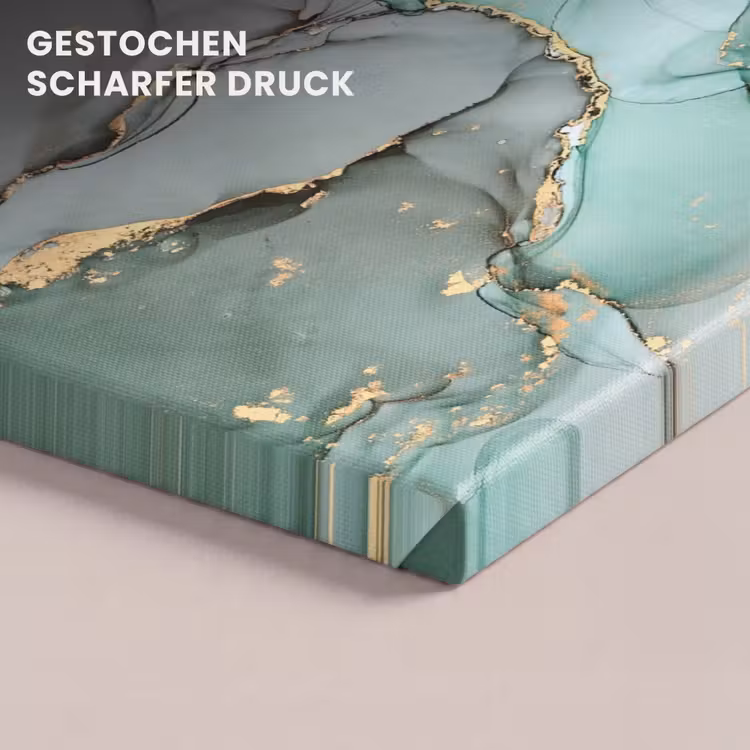 Goud - Marmer - Groen - Luxe - Marmerlook - Grijs canvas 2cm klein -closeup_print_DE