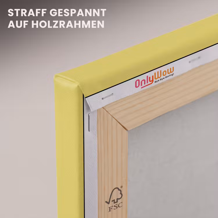 Golden - Ochre - Geel canvas 2cm klein 34 -uniquesellingpoint_afwerking-onlywow_DE