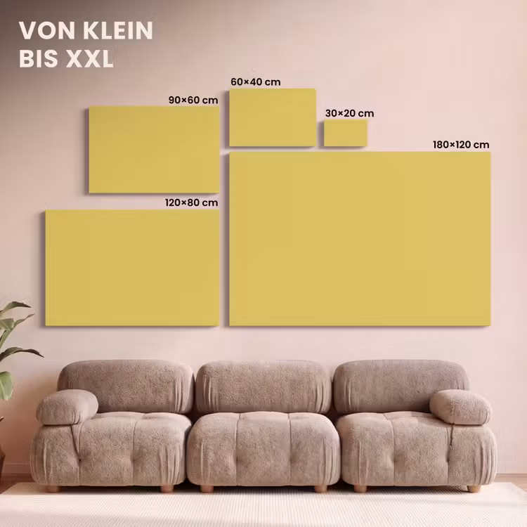 Golden - Victory - Geel canvas 2cm klein 34 -Xsfeer8_DE