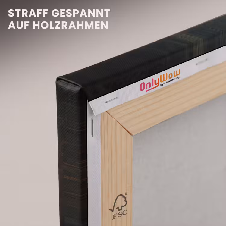 Gouden Bladcompositie – Botanische Luxe canvas 2cm klein -uniquesellingpoint_afwerking-onlywow_DE