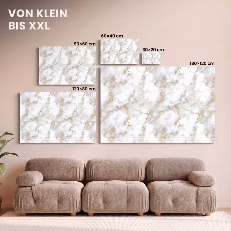 Gouden aders - Marmer - Wit canvas 2cm klein 34 -Xsfeer8_DE