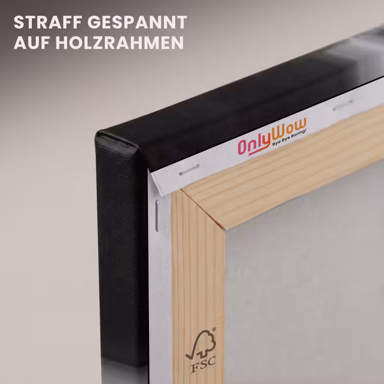 Golfbal - Wazig - Zwart canvas 2cm klein -uniquesellingpoint_afwerking-onlywow_DE