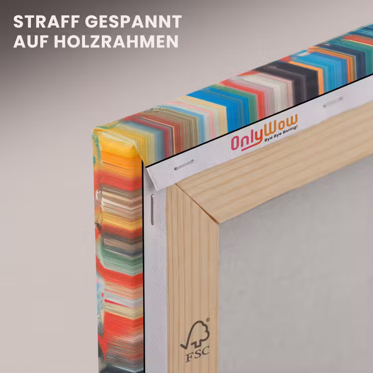 Graffiti - Vintage - Jongen - Street art - Neon - Banksy canvas 2cm klein -uniquesellingpoint_afwerking-onlywow_DE