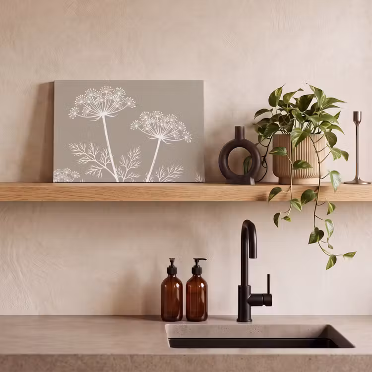 Grafisch - Fluitenkruid - Taupe canvas 2cm klein -closeup_print_DE