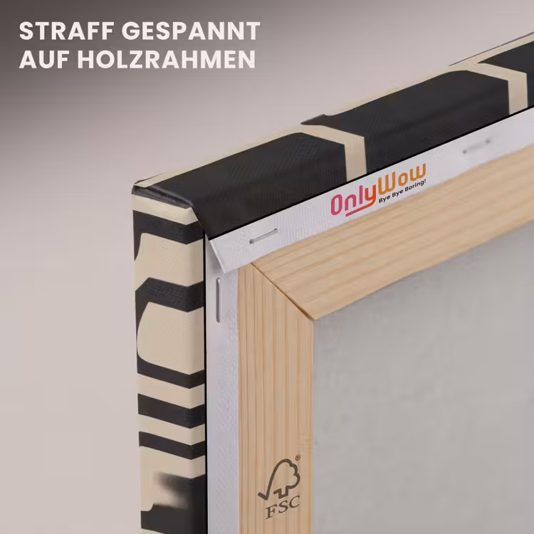 Grafisch - Lijnen - Zwart canvas 2cm klein 34 -uniquesellingpoint_afwerking-onlywow_DE
