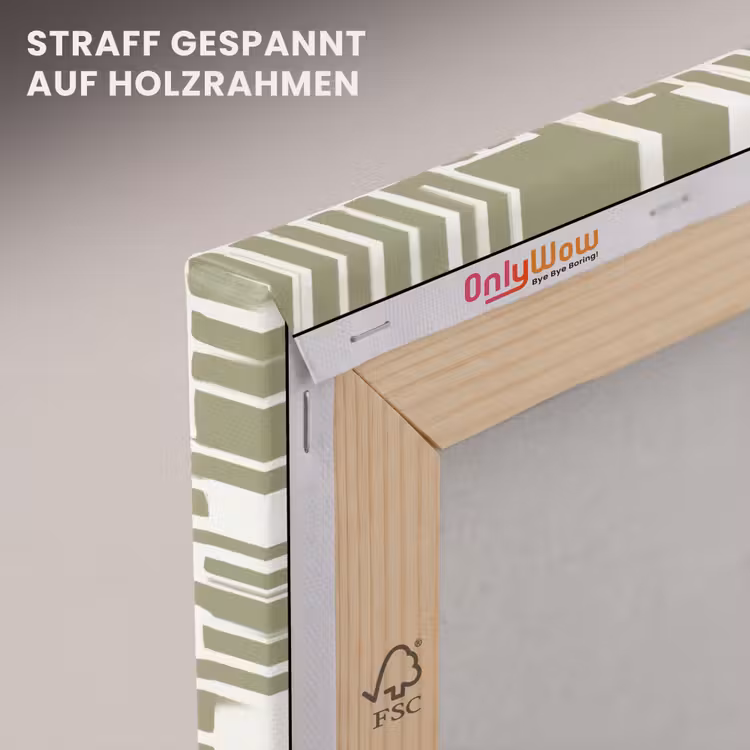 Grafisch - Patroon - Groen canvas 2cm klein 34 -uniquesellingpoint_afwerking-onlywow_DE