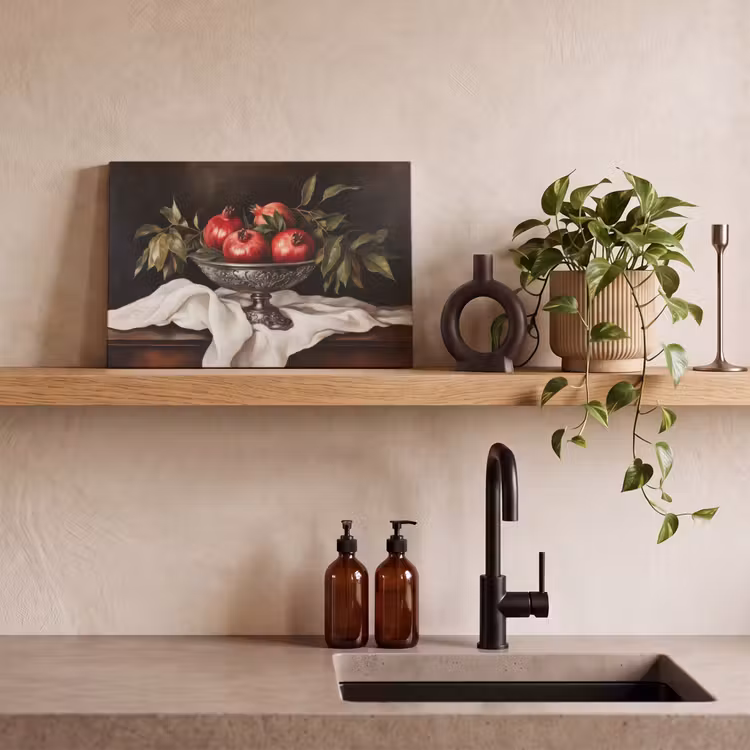 Granaatappels - Klassiek - Vintage canvas 2cm klein -sfeer6